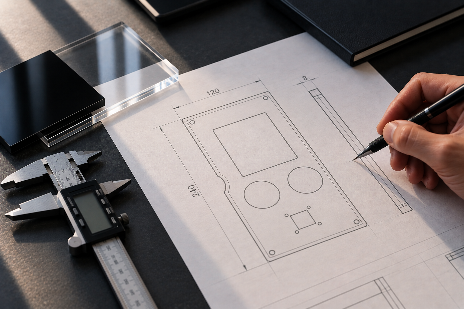 Concept development and material references