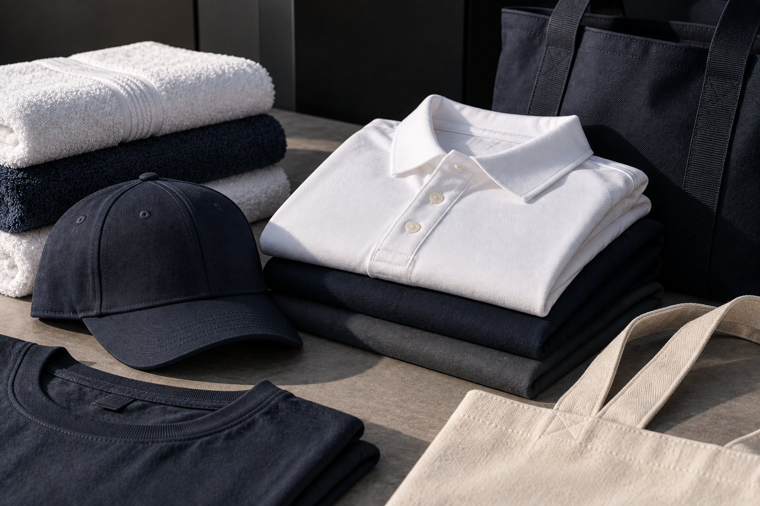 Crew textile branding mockup
